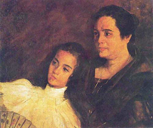 Juan Luna Nena y Tinita oil painting picture